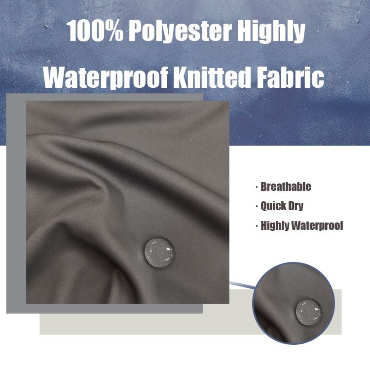 product-750-750 Highly Waterproof 100% Polyester Knitted Fabric