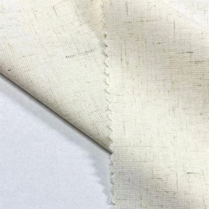 Polyester Linen Spandex Fabric