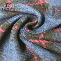 Ffabrig Cnu Polar Ysgwyd Sengl Brws Dwbl 100% Polyester