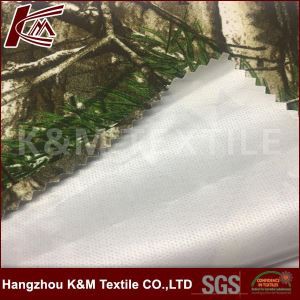 Roedd ansawdd uchel eu hargraffu Twill Polyester Microfiber ffabrig croen eirinen wlanog ar gyfer lliain