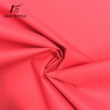 Gorchudd PU 100% Polyester Rip-stop Pongee Ffabrig