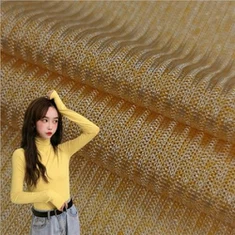 Ffabrig Rib Polyester Cationic