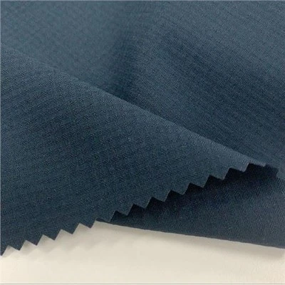 Polyester Spandex Ripstop 4-ffordd Stretch Fabric