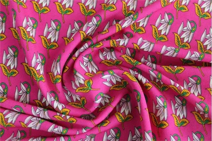 100%Viscose Doule-sided Printed Fabric For Skirt, Shirt